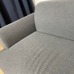 美品　IKEA ソファ　グレー　ダークグレーの画像