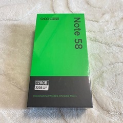 【新品】 Doogee Note58 Android 32GB+128GB ROMの画像