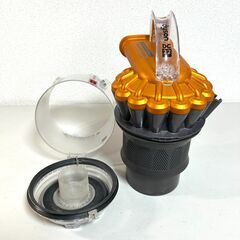 ダイソン 掃除機 サイクロン キャニスター DC22 清掃済み 動作確認済み 回転ブラシ ヘッド Dyson 【 本体 ホース パイプ ヘッド 一式 】mの画像