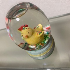 ひよこ スノードーム 置物の画像