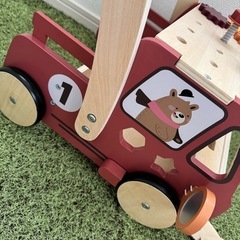 手押し車　おもちゃ　知育玩具　工具の画像