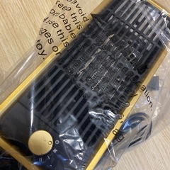 未使用品 電気ファンヒーター 冷暖兼用ファン 風温調節 マイナスイオン機能付きの画像