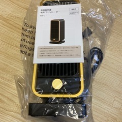 未使用品 電気ファンヒーター 冷暖兼用ファン 風温調節 マイナスイオン機能付きの画像