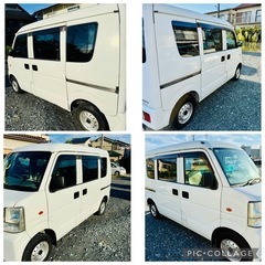 H23年  走行13.1万kmキーレス ETC エブリィ 車検1年 カーナビ 地デジテレビ 車体の画像