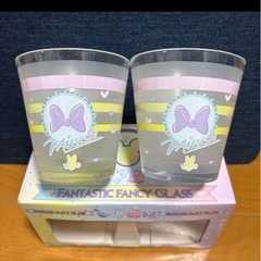 【新品】ディズニー ミニー ガラスコップの画像
