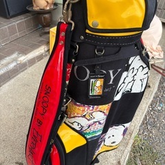 スヌーピー キャディバッグの画像