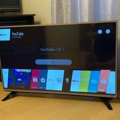 LG   43型　4K　テレビ　43UF6900 スマートテレビ　ネット動画OK 　　の画像
