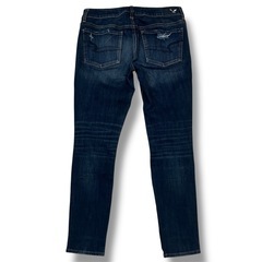 【アメリカンイーグル】希少！8shortJEGGING ジェギングダメージデニムの画像