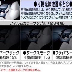 ダイハツトール　M900系　リアフィルム　ブラック26%の画像