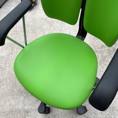 【DUOREST/デュオレスト】高級ブランド　オフィスチェア　ワークチェア　パソコンチェア　PCチェア　緑　黄緑　高機能【2脚あり/1脚のかかく価格】の画像