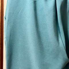 【GRL】フレアパンツM裾スリットグリーン緑グレイルカジュアルシンプル清楚y2kの画像
