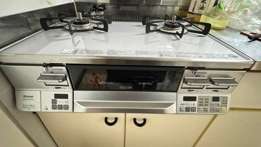 【大館市】リンナイ　ガスコンロ　59cm幅　RTS65AWG34R2NGA-VL