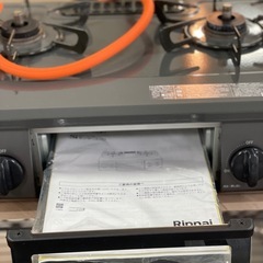 ガスコンロ　プロパン(LPガス) Rinnai 2021年製の画像