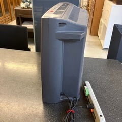 K2510-020 SHARP 蓄熱 ファンヒーター HX-G2 ブラック 耐震自動運転停止 6畳暖房 1997年製 動作確認済み キズ汚れ有りの画像