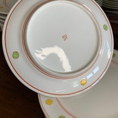 29cm手描き絵付けオリジナルプレート 30枚の画像