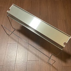 ［譲り先決定］ステンレス製コンロ奥ラックの画像