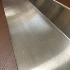 ［譲り先決定］ステンレス製コンロ奥ラックの画像