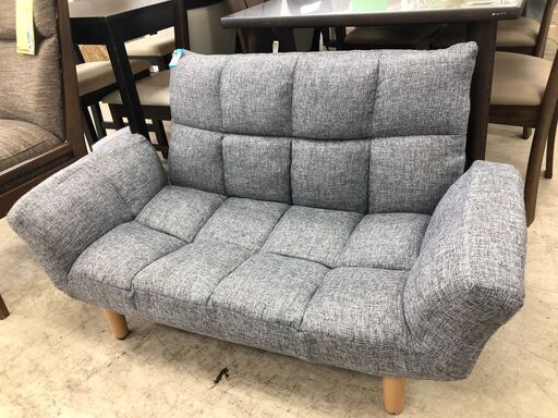 【ジャングルジャングル石津店】ソファー　一人掛け　二人掛け　グレー　幅111cm　新生活　堺市 堺区　西区　東区　北区　南区　和泉市　高石　石津