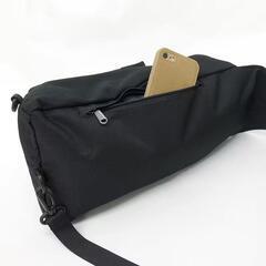 【着払い可能】 Penfield ペンフィールド CORDURA コーデュラ フロンティア ボディバッグ 左右両肩対応 スリング ブラック 黒の画像