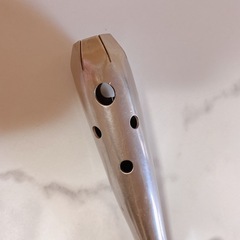 ステンレス移植ゴテ 太 シャベル スコップ 目盛付の画像