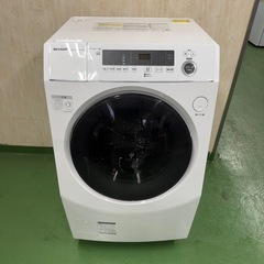 🉐🎃R007★2022年製★シャープ　ドラム式洗濯機　10KG 熱乾燥6KG　大型の画像