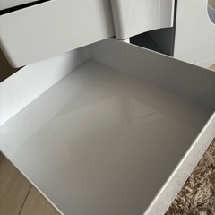【美品】ボビーワゴン リプロダクト ホワイト 2段 キャスター付きの画像