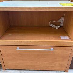 ✨️ジモティー割引✨️【ジャングルジャングル堺初芝店】　レンジ台　ブラウン　幅(W)900mm × 奥行(D)490mm × 高さ(H)850mm　堺市（東区　西区　北区　南区　堺区　美原区）高石市　泉大津市　忠岡町　和泉市　松原市　大阪狭山市の画像