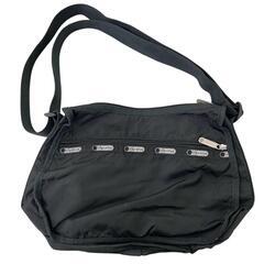 186001 現状品 LeSportsac レスポートサック ショルダーバッグ　まとめ ブラック ナイロン レディース 2点まとめ売り [0000000001587]の画像