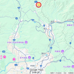 岐阜県中津川市の山林　約８０００㎡　８０万円