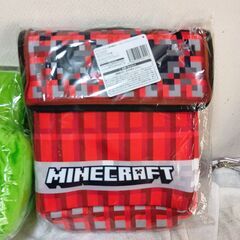 マインクラフト　室内スリッパ＆リュックセットの画像