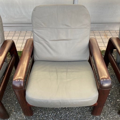 【ジモティー割引で最大15％OFF⭐️】 dyrlund 1人掛けソファー グレー