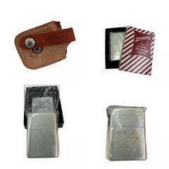 186000 ZIPPO ジッポ ライター&レザーケース&ベルト　Box入り [0000000001590]の画像
