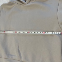 【お渡し決定済み】 GU　ダブルフェイススリットパーカ XSサイズの画像