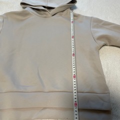【お渡し決定済み】 GU　ダブルフェイススリットパーカ XSサイズの画像