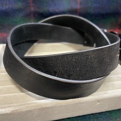 ARMANI EXCHANGE A/Xロゴ　ブラックレザーベルト　アルマーニエクスチェンジ ベルト ARMANI EXCHANGEの画像