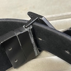 ARMANI EXCHANGE A/Xロゴ　ブラックレザーベルト　アルマーニエクスチェンジ ベルト ARMANI EXCHANGEの画像