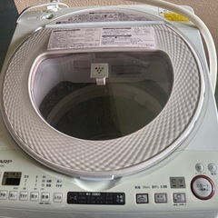 シャープ ES-TX850 8kg 洗濯機　2016年製の画像