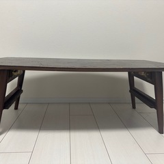 木製　ローテーブル　傷ありの画像