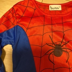 スパイダーマン　100〜110㎝　ハロウィン　衣装　コスプレ　コスチュームの画像