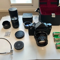 【美品】【激レア】ASAHI PENTAX 67 中判フィルムカメラ➕レンズの画像