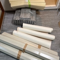 床防音セット ジョイントマット6畳 +防音マット+クッションフロア+フロアカーペットの画像