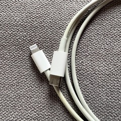 iPhone Apple 純正ケーブル USB-C-Lightning の画像