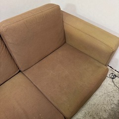 無印良品　2人掛けソファの画像