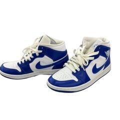 186000 現状品 NIKE ナイキ エアジョーダン1　 BQ6472-104 25.5 青/白 メンズ [0000000001599]の画像