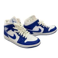 186000 現状品 NIKE ナイキ エアジョーダン1　 BQ6472-104 25.5 青/白 メンズ [0000000001599]の画像