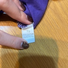 袴ロンパース 70cmの画像