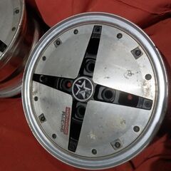 当時物　ホシノ　13インチ 2本　5,5J +38 ホシノレーシング　PCD100の画像