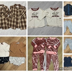 双子　洋服　子供服の画像