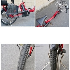 🔴⭐️超特価⭐🔴電動自転車 ブリヂストン 20インチ 子供乗せ 中古 092901の画像