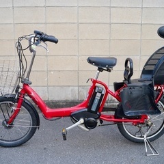 🔴⭐️超特価⭐🔴電動自転車 ブリヂストン 20インチ 子供乗せ 中古 092901の画像